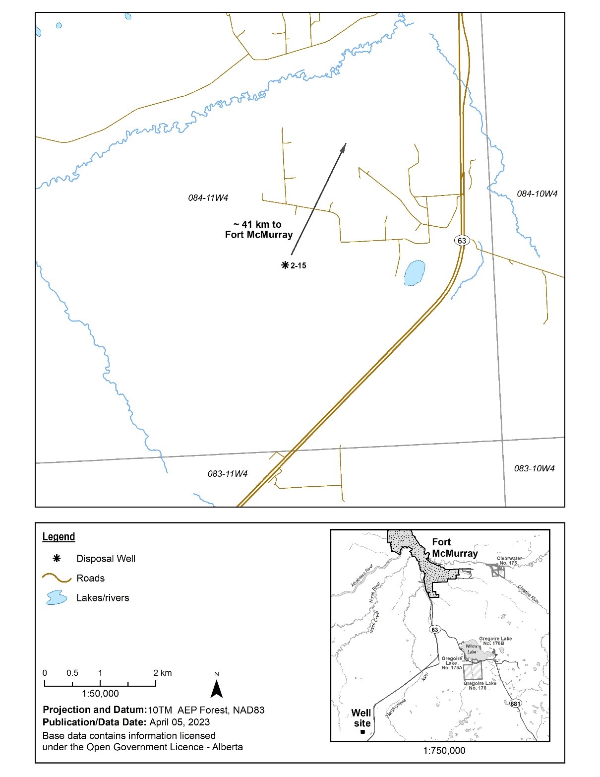 map Hearing Notice 427 Canadian Natural Resources Limited