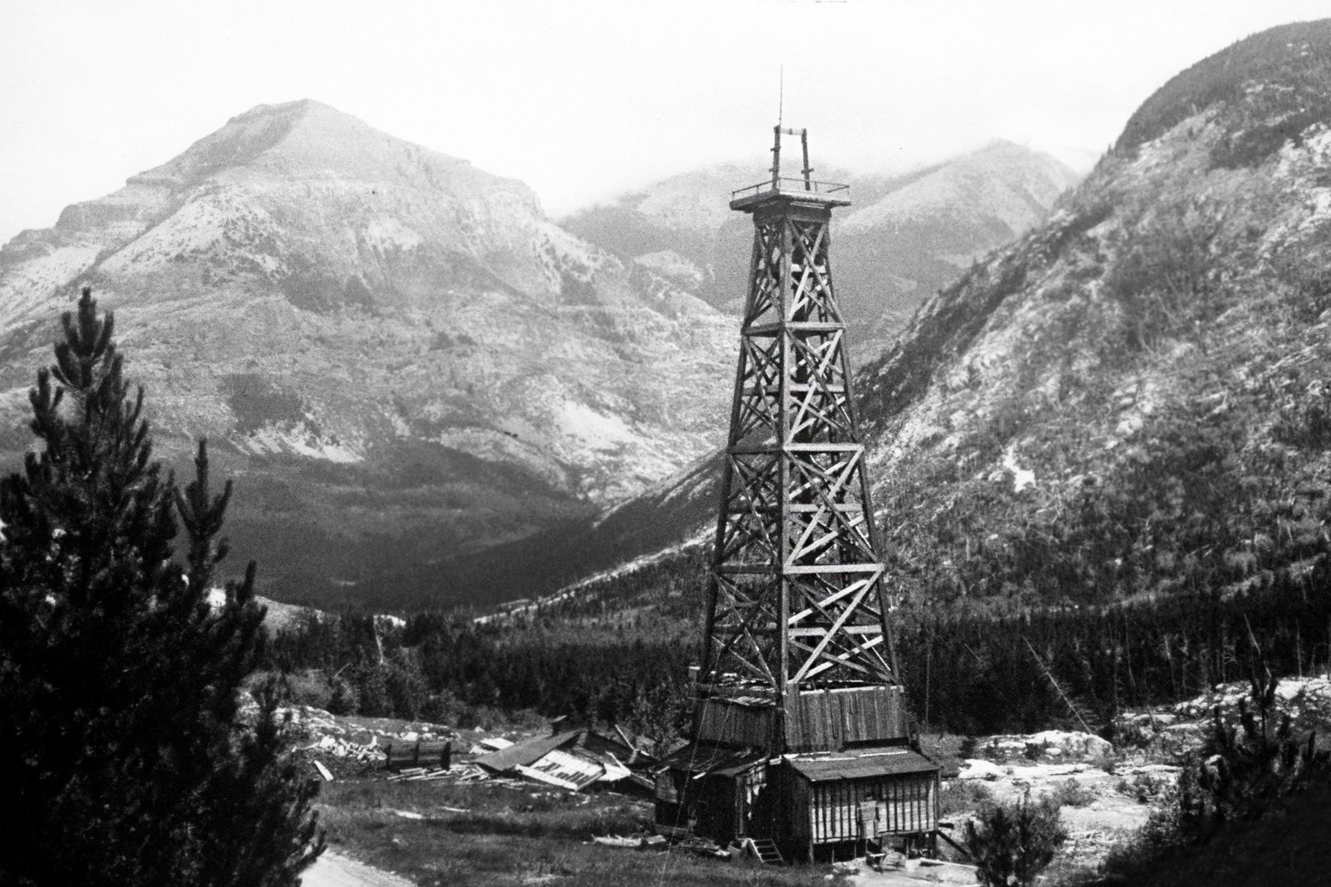 Alberta's first oil well