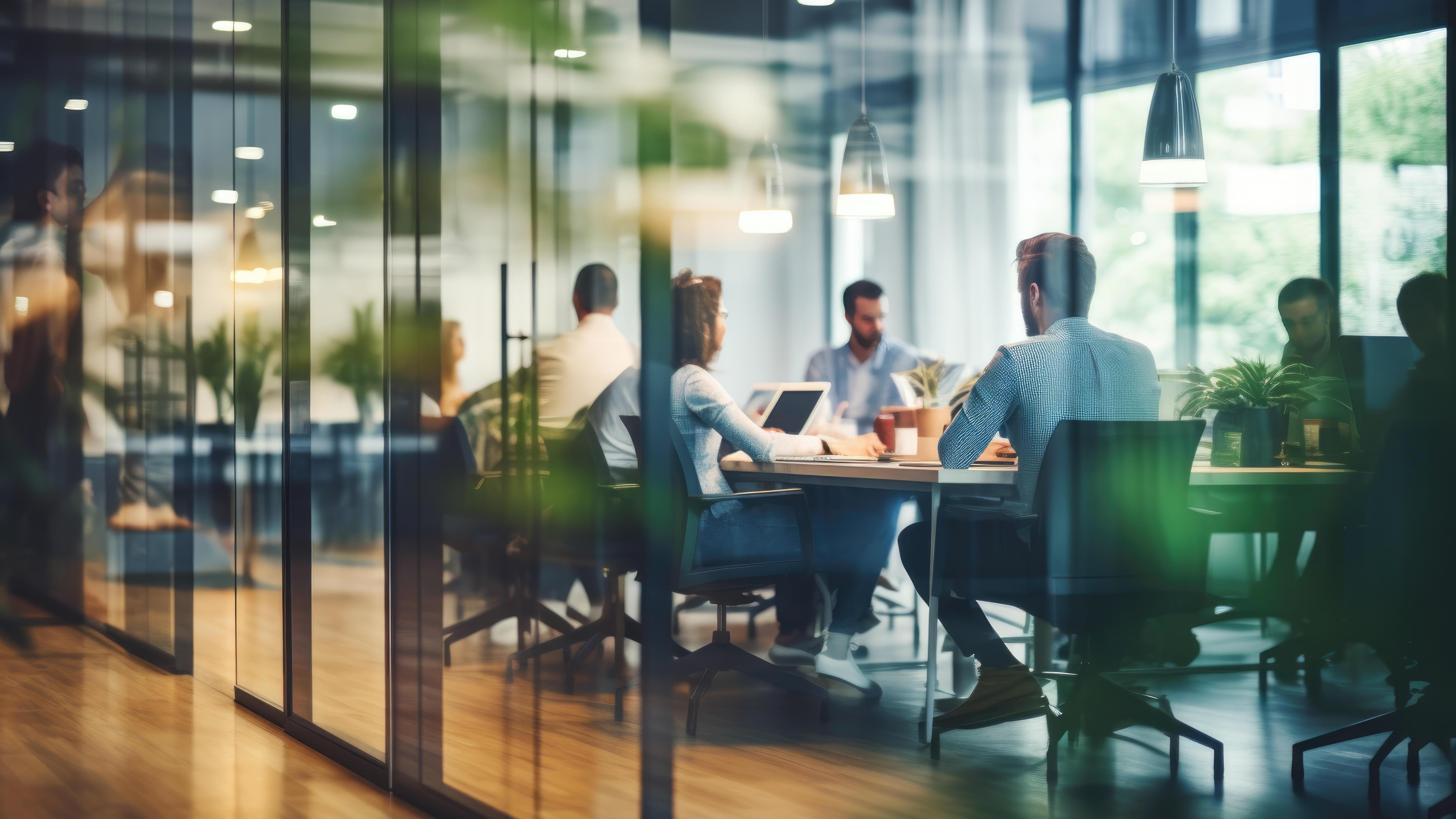 board room with people 