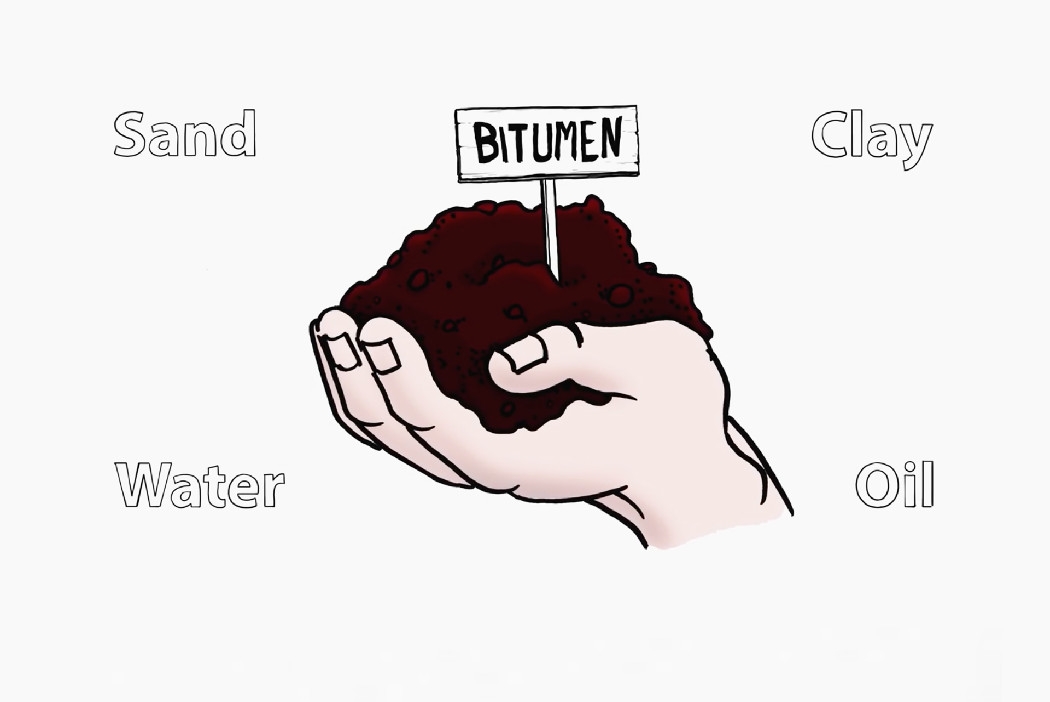 Bitumen illustration 