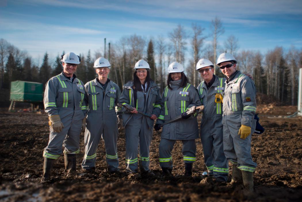 A few members of the AER’s flowback project team