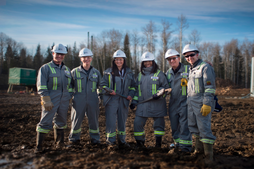 A few members of the AER’s flowback project team
