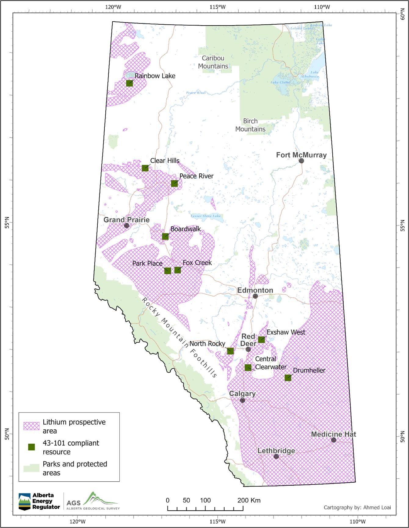 Lithium Resource Map