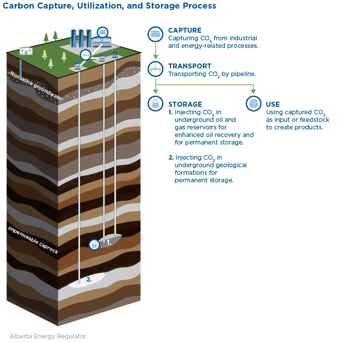 Carbon Capture, Utilization, and Storage Process