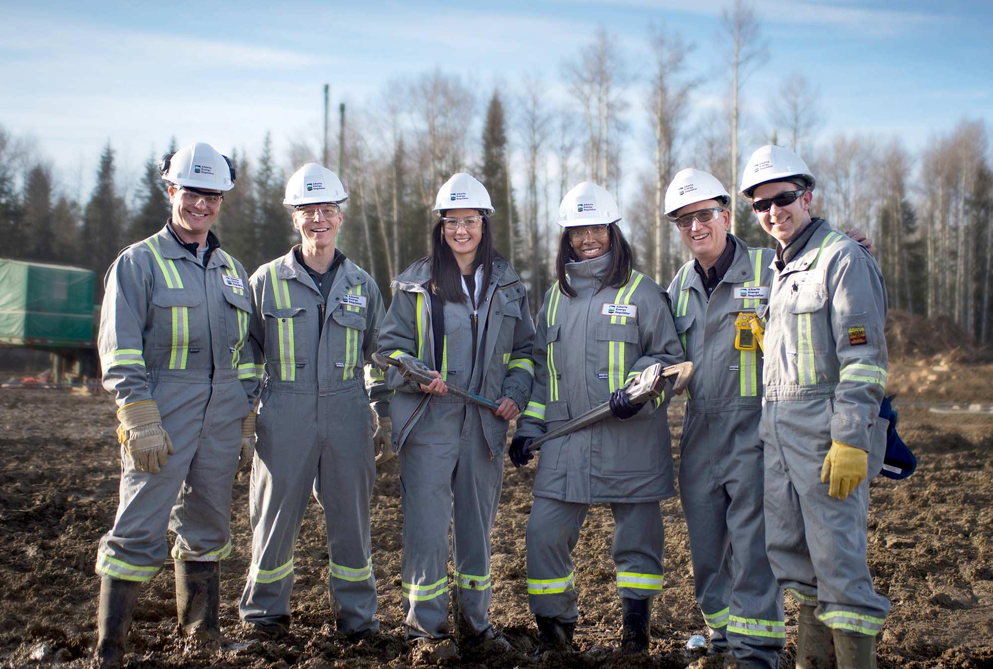 A few members of the AER’s flowback project team 